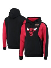 Fanatics NBA Chicago Bulls Colour Block Black Hoodie 2.0 - Image 1 of 3