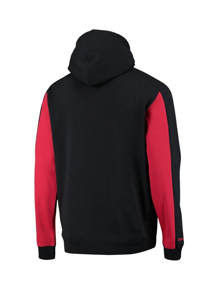 Fanatics NBA Chicago Bulls Colour Block Black Hoodie 2.0 - Image 3 of 3