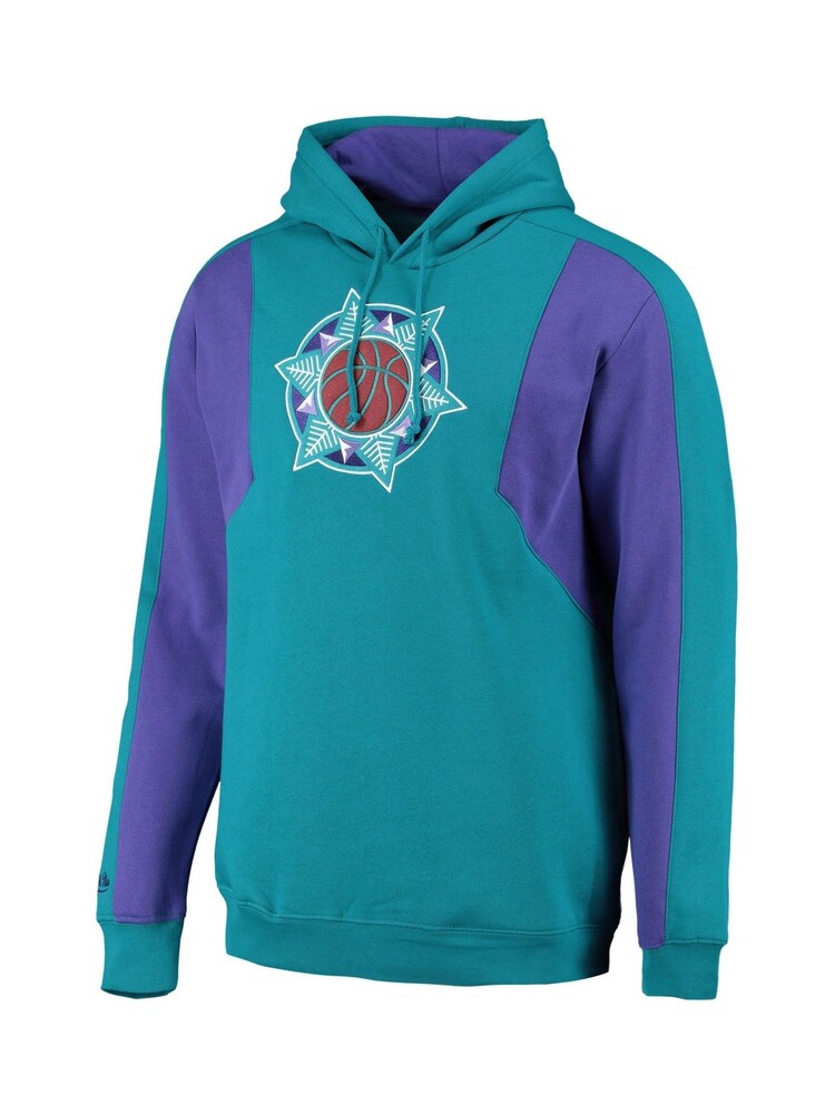 Fanatics Green NBA Utah Jazz Colour Block Hoodie 2.0 - Image 3 of 3