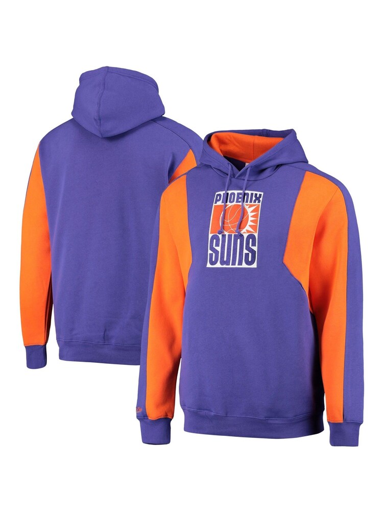 Fanatics Purple NBA Phoenix Suns Colour Block Hoodie 2.0 - Image 1 of 3