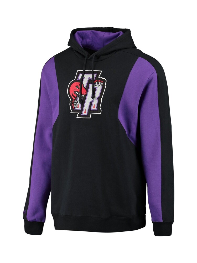 Fanatics NBA Toronto Raptors Colour Block Black Hoodie 2.0 - Image 2 of 3