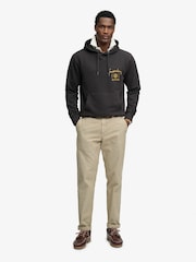 SUPERDRY Black Tokyo Narrative Loose Hoodie - Image 4 of 7