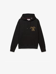 SUPERDRY Black Tokyo Narrative Loose Hoodie - Image 6 of 7