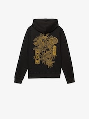 SUPERDRY Black Tokyo Narrative Loose Hoodie - Image 7 of 7