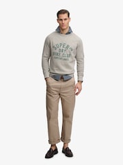 SUPERDRY Grey The Merchant Store - Vintage Print Sweatshirt - Image 3 of 5