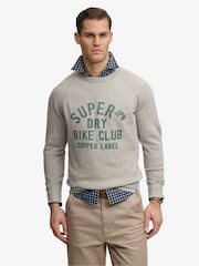 SUPERDRY Grey The Merchant Store - Vintage Print Sweatshirt - Image 5 of 5