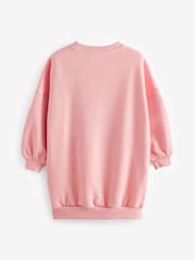 Pink Rainbow Jumper Dress (3-16yrs) - Image 6 of 7