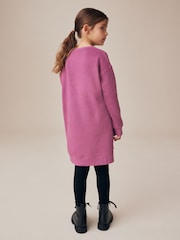 Purple Butterfly Jumper Dress (3-16yrs) - Image 3 of 8