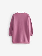 Purple Butterfly Jumper Dress (3-16yrs) - Image 7 of 8