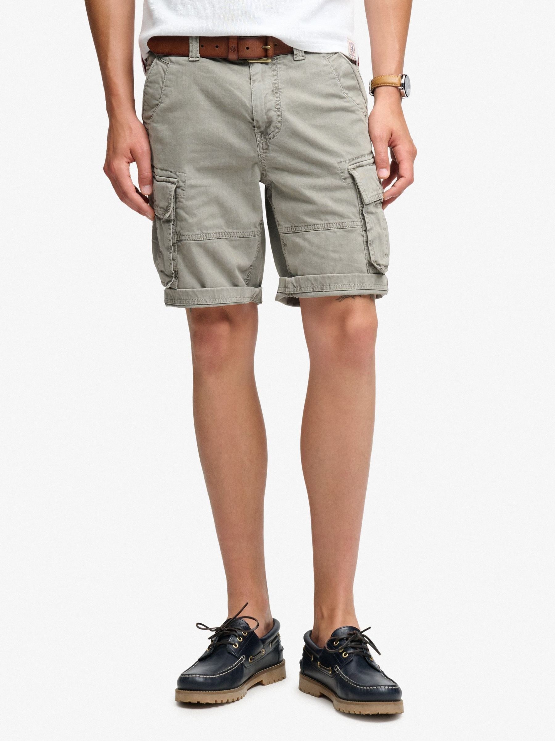 Superdry Men's Green Core Cargo Shorts - Image 1