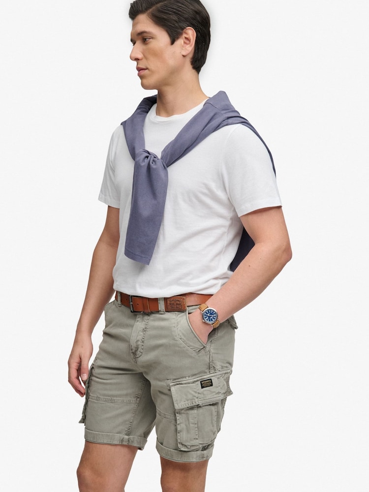 SUPERDRY Green Core Cargo Shorts - Image 1 of 6