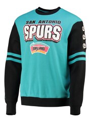 Fanatics Green NBA San Antonio Spurs NBA All-Over Crew 2.0 Sweatshirt - Image 2 of 3