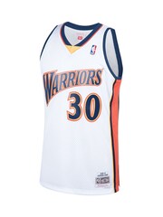 Fanatics NBA Golden State Warriors 2009 Steph Curry Hardwood Classics Home Swingman White Vest - Image 2 of 3