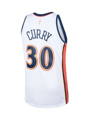 Fanatics NBA Golden State Warriors 2009 Steph Curry Hardwood Classics Home Swingman White Vest - Image 3 of 3