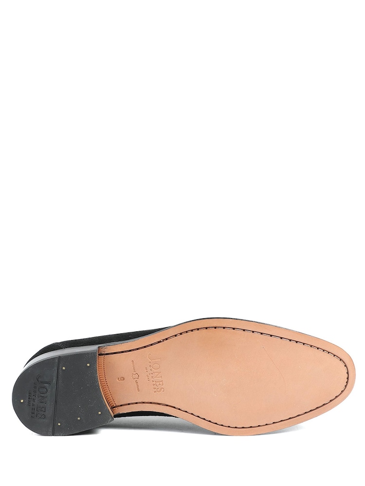 Jones Bootmaker Black Suede Reece Leather Loafers - Image 5 of 5