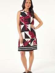Roman Red Petite Sleeveless Shift Dress - Image 3 of 5