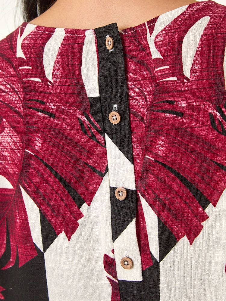 Roman Red Petite Sleeveless Shift Dress - Image 5 of 5