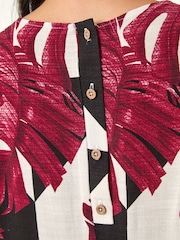 Roman Red Petite Sleeveless Shift Dress - Image 6 of 6