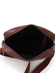 Marrón - Jones Bootmaker Vincent Leather Shoulder Bag - Imagen 3 de 3