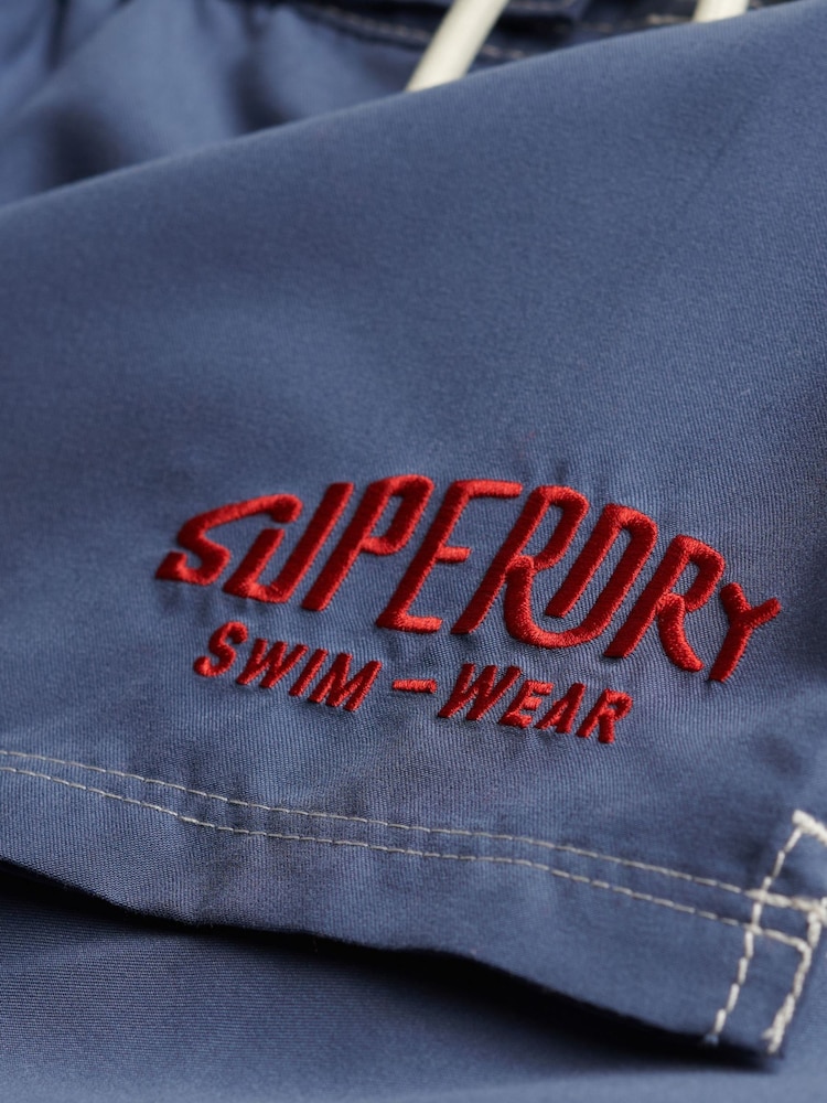 SUPERDRY Blue Cargo 19-Inch Board Shorts - Image 7 of 7