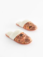 Bath & Body Works Orange Halloween Quilted Mule Slippers - Image 4 of 9