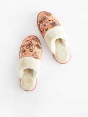 Bath & Body Works Orange Halloween Quilted Mule Slippers - Image 6 of 9