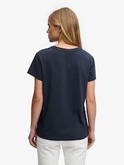 SUPERDRY Blue Luxe Casual Classic T-Shirt - Image 2 of 2