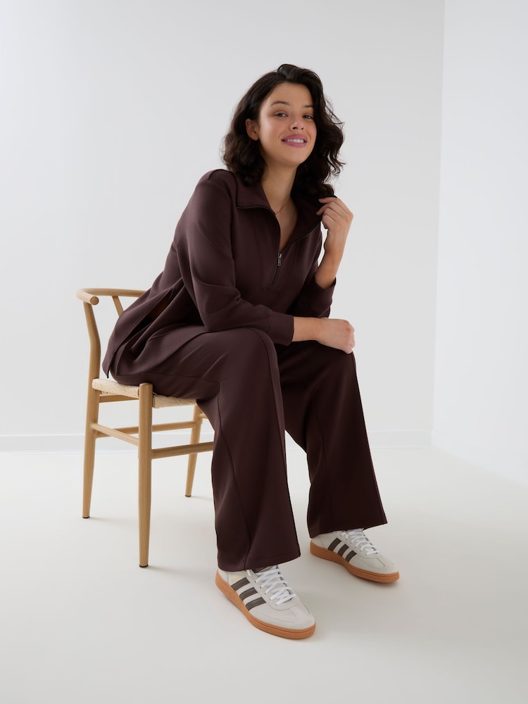 JoJo Maman Bébé Co-ord Premium Jersey Maternity Wide Leg Trousers - صورة 7 من 7 JoJo Maman Bébé Co-ord Premium Jersey Maternity Wide Leg Trousers - صورة 7 من 7