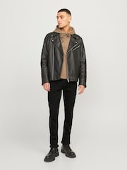 JACK & JONES Black Glenn Slim Fit Jeans - Image 2 of 7