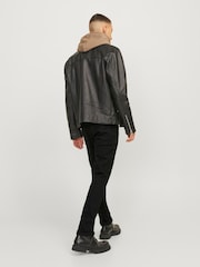 JACK & JONES Black Glenn Slim Fit Jeans - Image 3 of 7