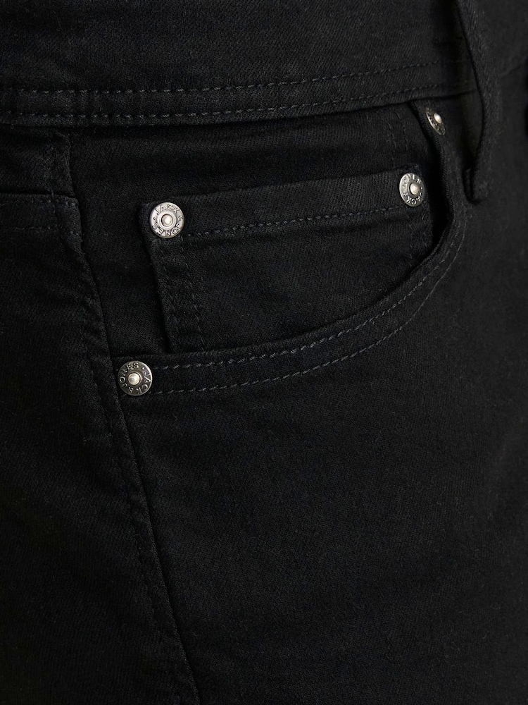 JACK & JONES Black Glenn Slim Fit Jeans - Image 7 of 7