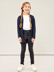 Name It Blue Knitted Cardigan with Pockets - Image 2 of 5