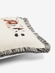 Natural 100% Cotton Halloween Hamish Rectangular Cushion - Image 6 of 7
