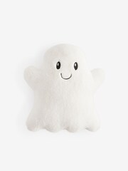 White Ghost 3D Faux Fur Cushion - Image 3 of 4