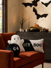 Monochrome Hey Boo Cushion - Image 2 of 6
