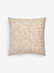 Natural Quilted Autumn Forest Cushion - Image 1 of 4