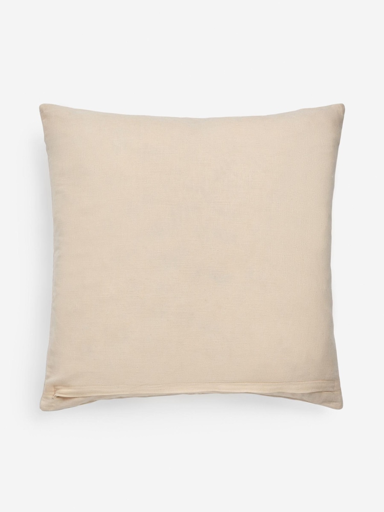 Natural Quilted Autumn Forest Cushion - Image 4 of 4 Natural Quilted Autumn Forest Cushion - Image 4 of 4