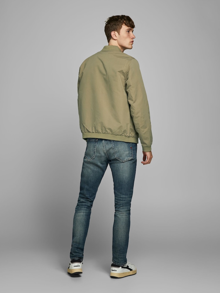 JACK & JONES Green Bomber Jacket - Image 2 of 4