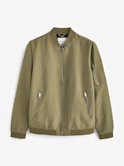 JACK & JONES Green Bomber Jacket - Image 4 of 4