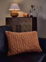 Orange Marla Wool Cushion - Image 1 of 5