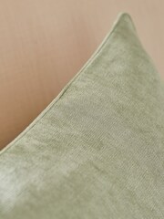 Green 40 x 59cm Soft Velour Cushion - Image 2 of 5
