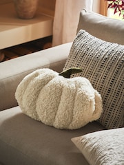 White Pumpkin Handwarmer Cushion - Image 2 of 4