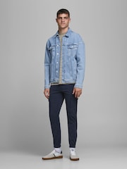 JACK & JONES Blue Slim Fit Cargos - Image 2 of 4