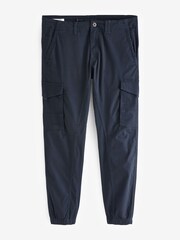 JACK & JONES Blue Slim Fit Cargos - Image 4 of 4