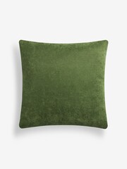 Sage Green 50 x 50cm Galloway Velvet Cushion - Image 3 of 4