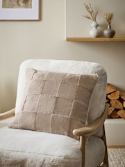 Natural Jasper Fleece Sherpa Reverse Cushion - Image 1 of 5