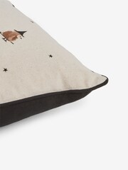 Cream Halloween Scene Cushion - Image 5 of 5