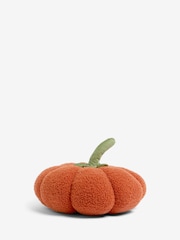 Orange Boucle Pumpkin Cushion - Image 3 of 4