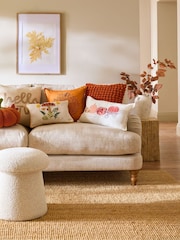 Orange Pumpkin Bobble Cushion - Image 1 of 9
