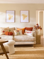 Orange Pumpkin Bobble Cushion - Image 2 of 9